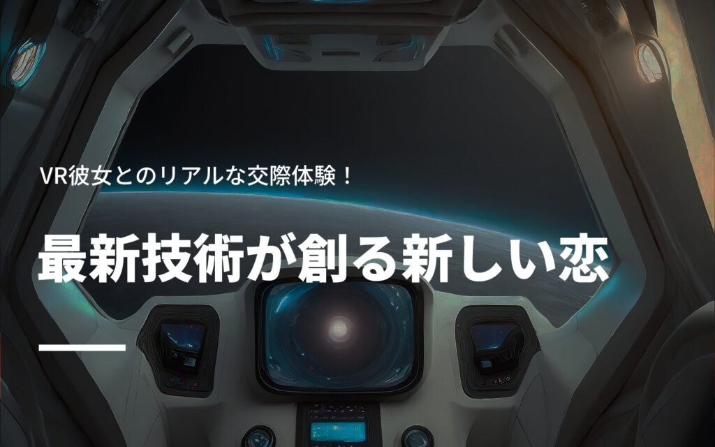 VR彼女とのリアルな交際体験！最新技術が創る新しい恋